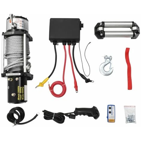 VidaXL Treuil électrique 12 V 5909 Kg – Image 3