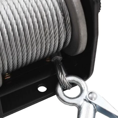 VidaXL Treuil électrique 12 V 907 Kg Télécommande Filaire – Image 5