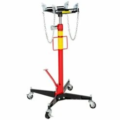 TECTAKE V?rin De Fosse Hydraulique Support Moteur 500 Kg Réglable En Acier - Rouge