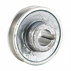 HELIOTRADE Poulie Pour Moteur Electrique 80 Mm Entraxe 19 Mm