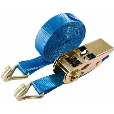 AREBOS 10x Sangle D'Arrimage à Cliquet 800 Kg, 6 M - Bleu – Image 3