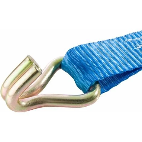 AREBOS 10x Sangle D'Arrimage à Cliquet 800 Kg, 6 M - Bleu – Image 4