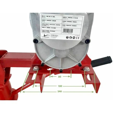 Grue Mobile 500 Kg Avec Palan électrique 230 V MW-Tools BK500 – Image 4